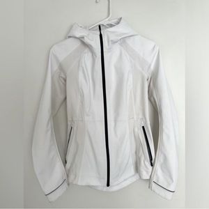 Lululemon White Water Resistant Jacket [Sz. 4]